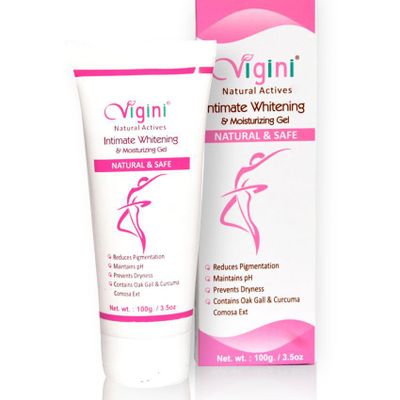 Vigini 100% Natural Actives Vaginal Tightening Lightening Whitening Brightening Intimate Feminine Hygiene Deodorant Gel,Wash able unlike Cream Oil Spray,Water based Lubricant,Moisturize Improves Lubrication,Lubricating Lube action for Sexual Delay