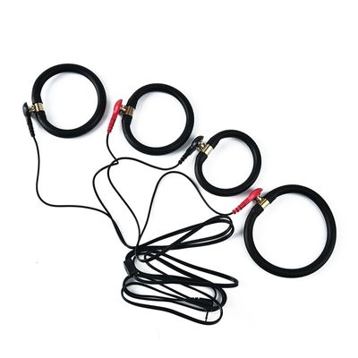 2020 Electric Shock Therapy Penis Ring Medical Treatment Electric Sex Kit Accessories Male Cock Stimulator Sex Toys For Men 4PCS