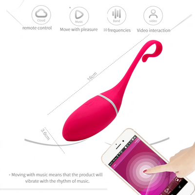 APP Wireless Remote Control Vagina Vibrator USB Rechargeable Vagina Ball Female Masturbator Vaginal Tighten Sex toys for women