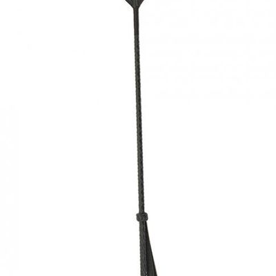 Spartacus Heart Riding Crop Brown Leather