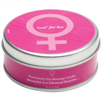 Lure For Her Pheromone Soy Massage Candle 4.27 Ounce