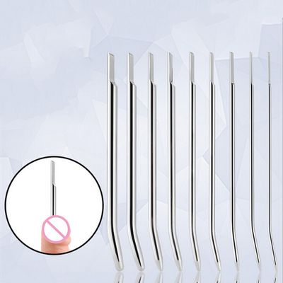 4/5/6/7/8mm Electro Shock Penis Plug Catheters Sounds Urethral Dilators Masturbator Stainless Sex Toys for Men Adult Products