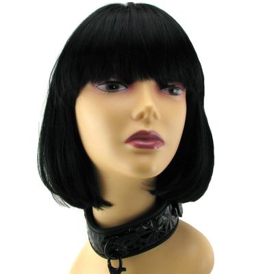 Sinful Collar with Leash - Black