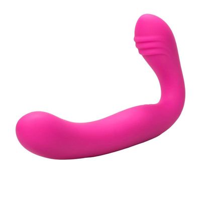 California Exotics - Her Royal Harness Rechargeable Love Rider Strapless Strap On (Pink)