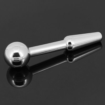 Happygo, 63mm Length Stainless Steel Solid Urinary Penis Plugs CB3000 Metal Catheters Rod Men's Fetish Sex Toys Adult Games A087