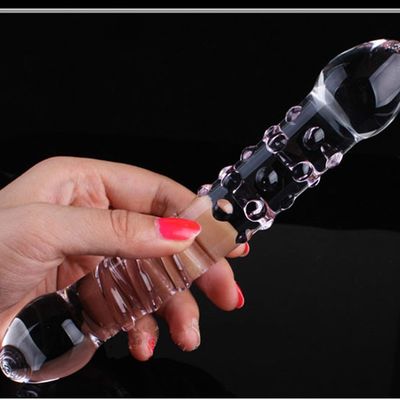 200*35mm 238g Glass Double Dildo Realistic Dildo  Sex Toys for Woman  Long Dildo  Anal Dildo  Dildos for Women  Adult Sex Toys