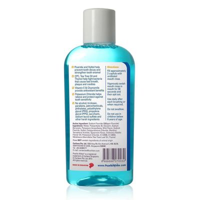 Pearlie White - Fluorinze Alcohol Free Antibacterial Fluoride Mouth Rinse 100ml (Blue)