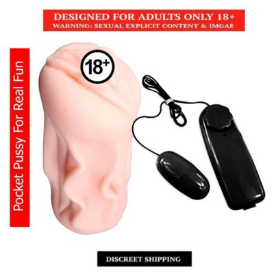 Pocket Pussy Masturbator with Multi Speed Vibration for Ultra Climax