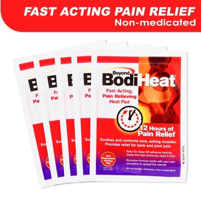 Beyond Bodi Heat - Non Medicated Heat Pack 5s Value Pack  (White)