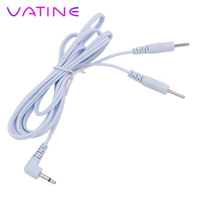 VATINE Electro Stimulation Electric Shock Wire Therapy Massager Accessories 2/4 Pin For Penis Ring Anal Plug Sex Toys