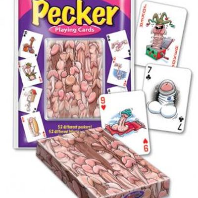 Ozze pecker playing cards