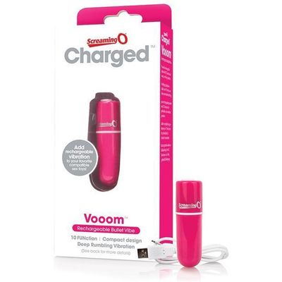 TheScreamingO - Charged Vooom Rechargeable Bullet Vibrator (Pink)