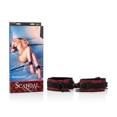 California Exotics - Scandal Bed Restraints (Red)