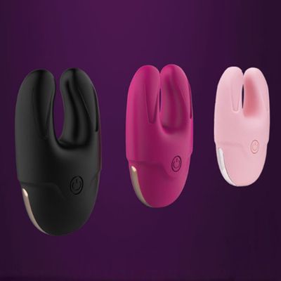 Female U Type Vibrating Breast Enlarge Stimulating Vibrator Nipple Clamps Flirting Stimulator Massager Sucker Vibrator Sex Toys