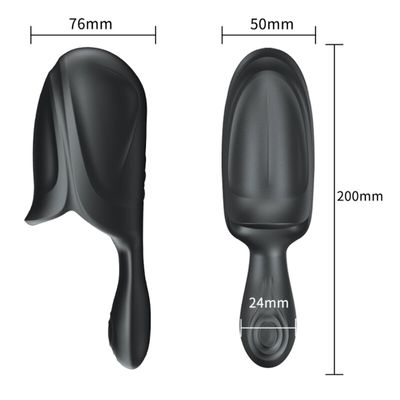 Vibrating Penis Trainer Glans Massager Exercise Vibrators  Silicone Sex Toys for Couples Male Delay Ejaculation Intimate goods