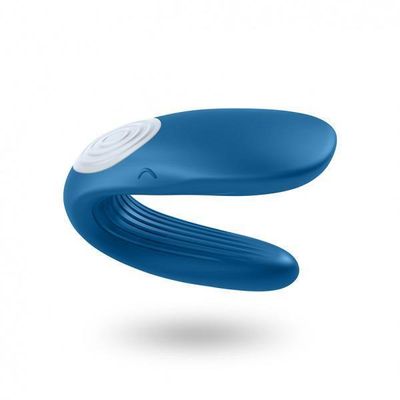 Partner - Whale Couple's Vibrator (Dark Blue) - Free Gift