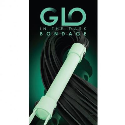 Glo Bondage Flogger Green