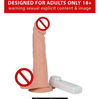 SKIN DONG DILDO WITH ROTATING HEAD WITH VIBRATION