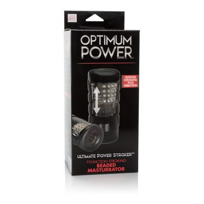 California Exotics - Optimum Power Ultimate Power Stroker Beaded Masturbator (Black)