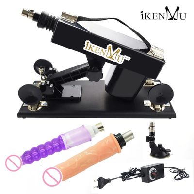 Sex Machine With Two Dildo Penis And A Suction Cup,Fuckmachine Dildo Machine Sex Toy For Women And Men,iKenmu Brand Sexoshop