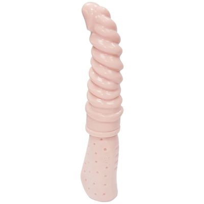 Magic Eyes - Winding Stick Grip S Dildo (Beige)