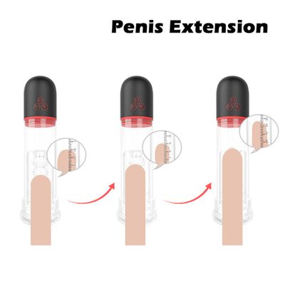 Electric Penis Pump USB Rechargeable Automatic Penis Enlargement Vacuum Pump Erection Penis Extender Male Enlarger Sex Toy