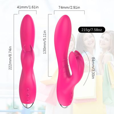 G-spot vibrator 10 speed USB rechargeable powerful dildo rabbit vibrator female clitoris stimulation massage adult sex toy