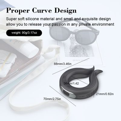 Rechargeable Silicone Male Delay Ejaculation Erection Vibrating Rings Vibrating Lock Ring Sex Toys for Men Vagina Para Hombres T