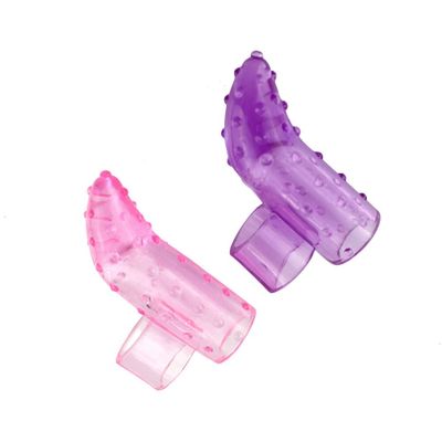 Finger sleeve TPE safety material for female masturbation sex toy G point stimulation granular finger sleeve