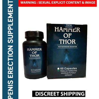 Xsentuals Hammer Of Thor Male Supplement 60 Capsules