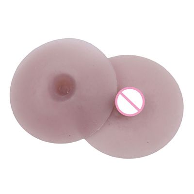 1 Pair Men Fake Nipples No Adhesive Washable Reusable Silicone Nipples for Breast Form Costumes Party Drag Queen Gay   Sex Toy