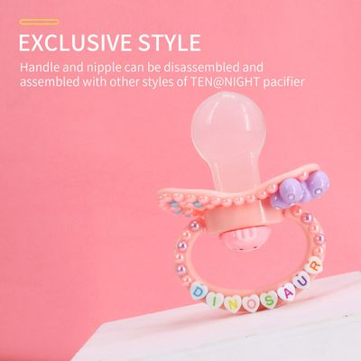 TEN@NIGHT Adult Baby Size Pacifier ABDL Soft Silicone BPA Free Adult Size Pacifier DDLG Daddy Girl Dummy Dom Little Space