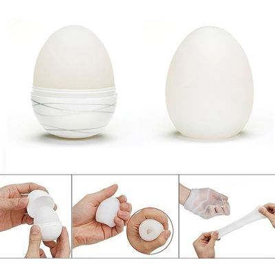 Tenga Portable Masturbation Eggs Silicone Masturbator Toys For Men Stretchable Stimulating Penis Massager Adult Intimate Sexshop