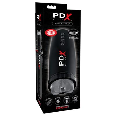 Pipedream - PDX Elite Moto Bator 2 Thrusting Mouth Masturbator (Black)