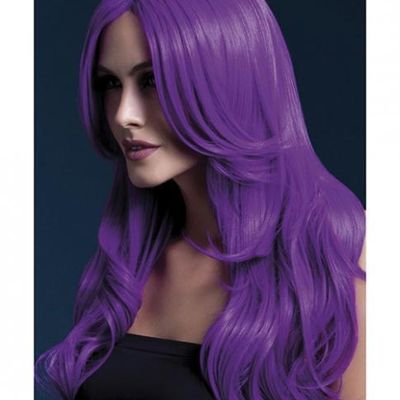 Smiffy The Fever Wig Collection Khloe &#8211; Neon Purple