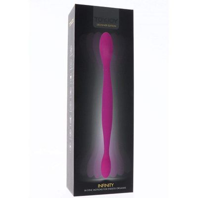 ToyJoy - Infinity Double Dildo Vibrator (Pink)