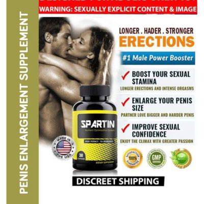 Spartin Penis Enlargement & Erection Male Supplement 30 capsules