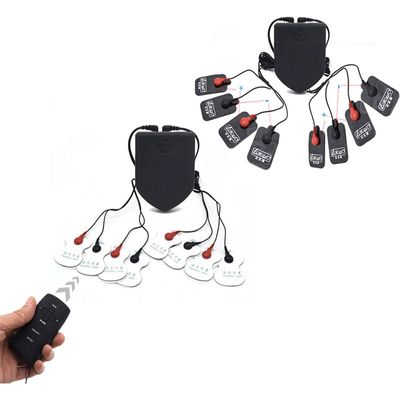 Wireless Remote Control Electro Shock Kit Electrical Shock Breast Massager Pads Therapy For Machine Health Care Sex Toys Couples
