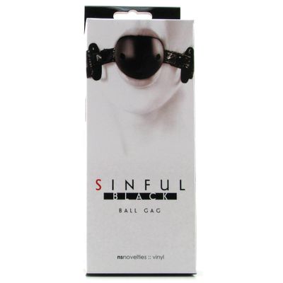 Sinful Ball Gag - Black