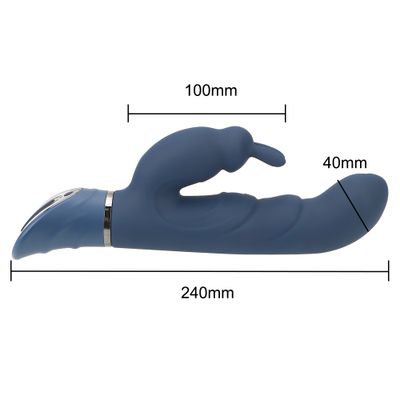 IKOKY Rabbit Vibrator G Spot Dildo Vibrator for Women 10 Vibration Modes ,Waterproof Bunny Vibrator Clitoral Vibrator Sex Toys