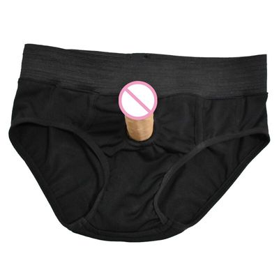 Men's Wearable Penis Hollow Out Flirtation Underwear Gay Toys