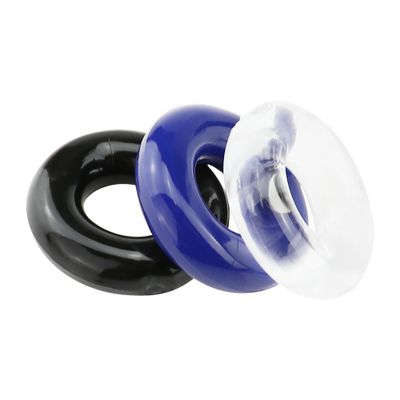 3pcs Soft Silicone Penis Ring Reusable Condom Bound Delay Cock Ring Delay Ejaculation Penis Sleeve Ring sex toys for men Couple