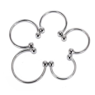 28/30/32/35/40mm Head Glan Stimulating Cock Ring Erection Enhancement,Gays Stainless Steel Penis Ring For Male Ejaculation Delay