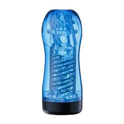 Kuudom - Gene of Ecstasy Spiral Masturbator Cup (Blue)