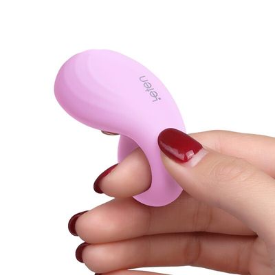 For-pussy Sex Stimuli Vibrating Finger Ring Female Clitoris Stimulate Flirting Fleshy Silicone Mute Waterproof Tongue Tip Wave