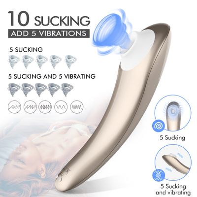 Sex Toy Waterproof Sucking Vibrator for Women Super Powerful Massage Wand Multi-speed Vibrator for Female Couple