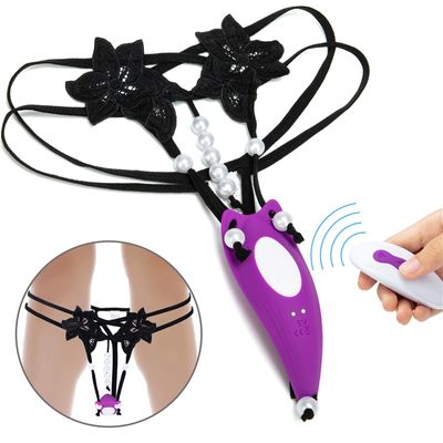 Wearable Panty Vibrator with Wireless Remote Control Panties Vibrating, Invisible Clitoral Stimulator Sex Toys for Women Couples