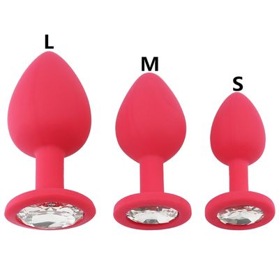 S/M/L Silicone Anal Butt Plug Unisex Sex Stopper 3 Different Size Adult Toys For Men Women Massage Anal Trainer For Couples SM