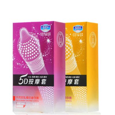 12PCS Condoms 5D Dotted Thread Ribbed G Point Latex Condoms Contraceptives Big Particle Spike Condom for Men Sex Products