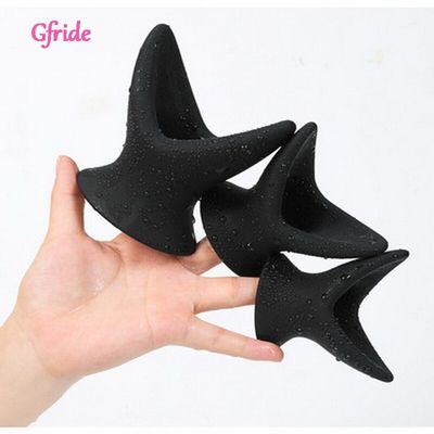 V-shaped hollow silicone anal plug chrysanthemum anal expander for men and women to wear erotic products